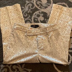 Ankle length golden pants size 10